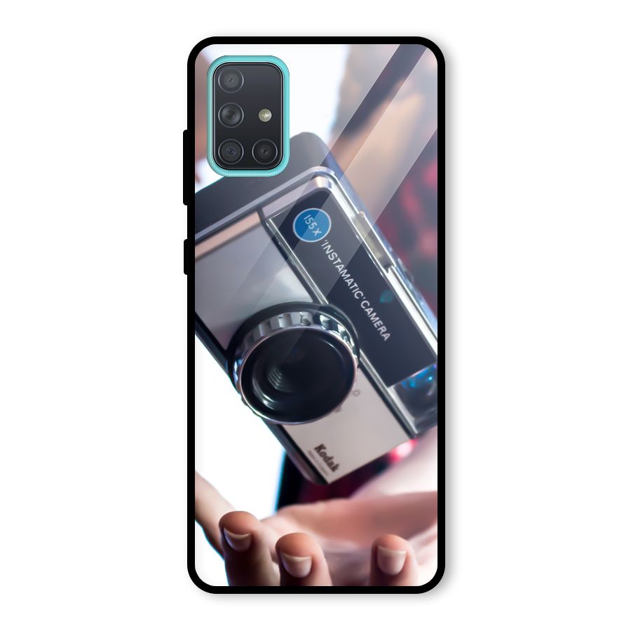 Floating Camera Glass Back Case for Galaxy A71