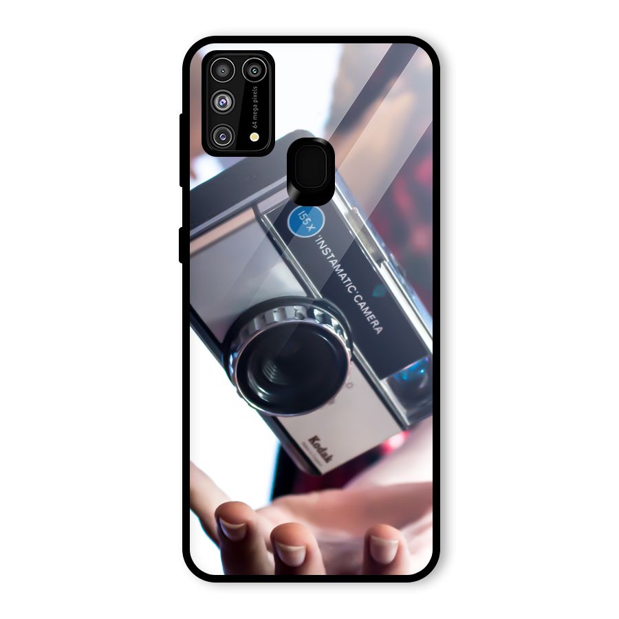Floating Camera Glass Back Case for Galaxy F41