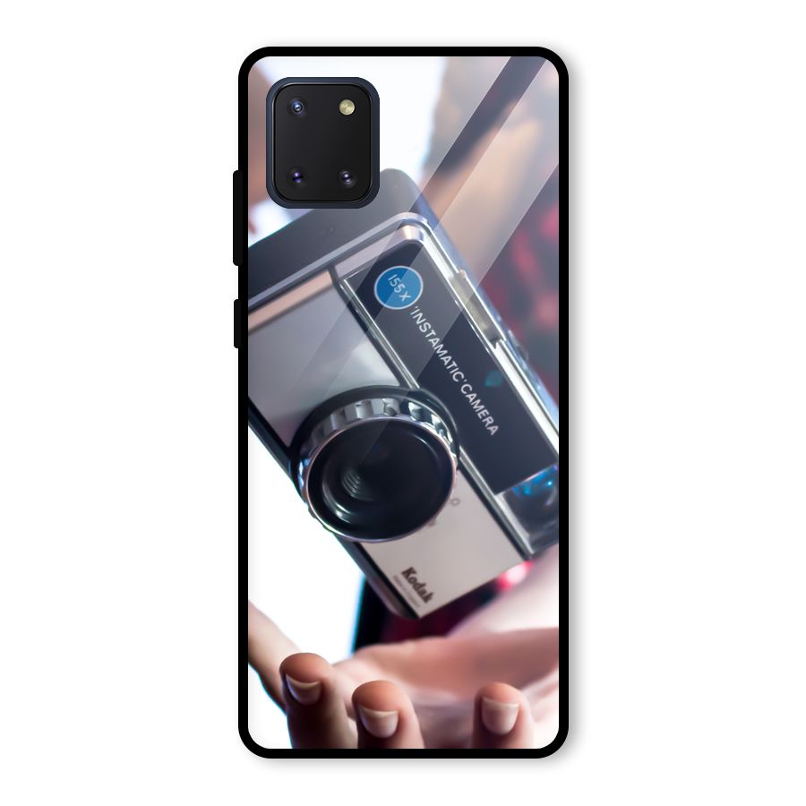 Floating Camera Glass Back Case for Galaxy Note 10 Lite