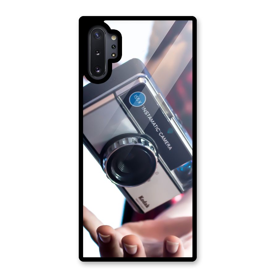 Floating Camera Glass Back Case for Galaxy Note 10 Plus