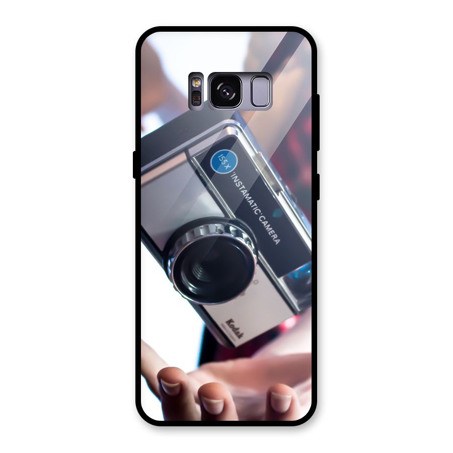 Floating Camera Glass Back Case for Galaxy S8