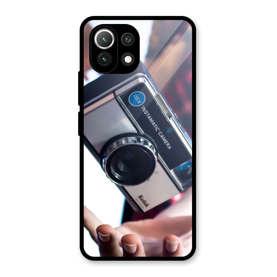 Floating Camera Glass Back Case for Mi 11 Lite NE 5G