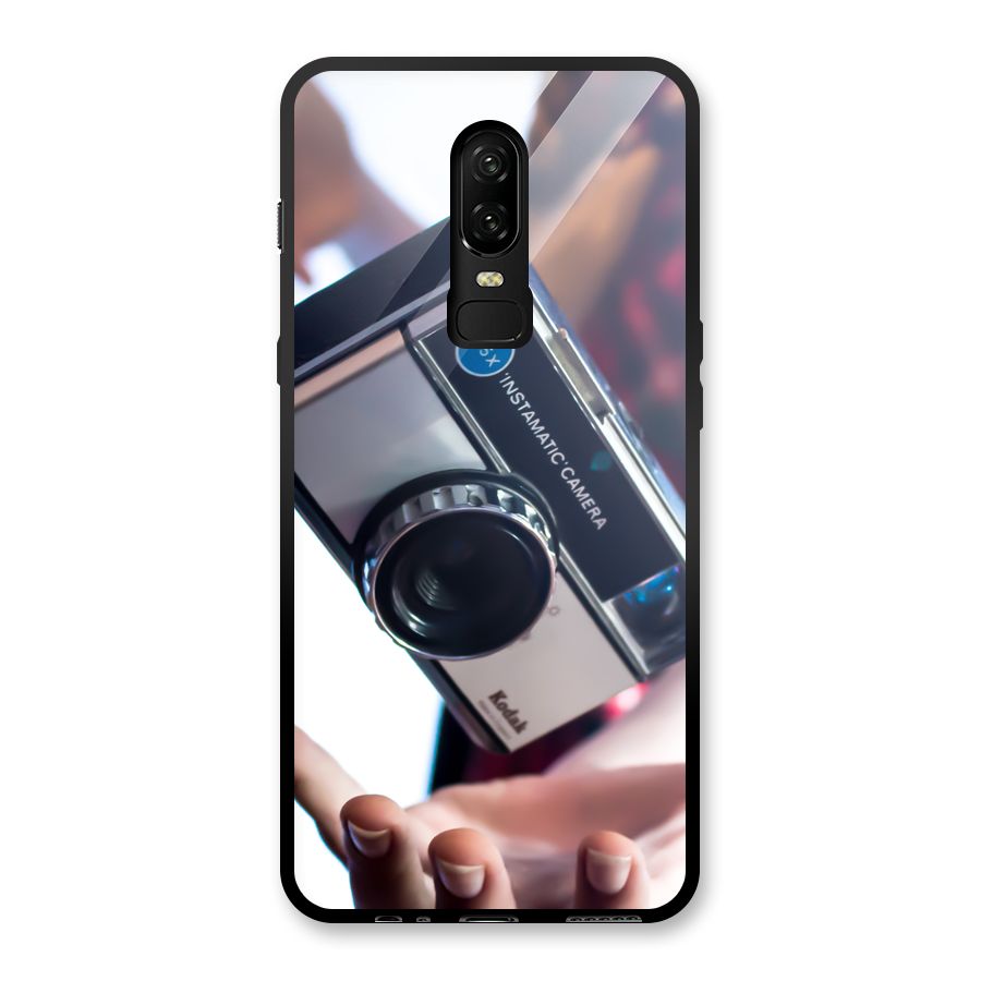 Floating Camera Glass Back Case for OnePlus 6