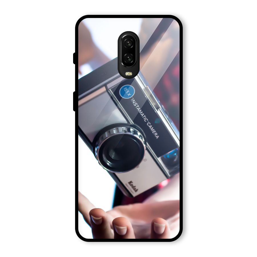 Floating Camera Glass Back Case for OnePlus 6T