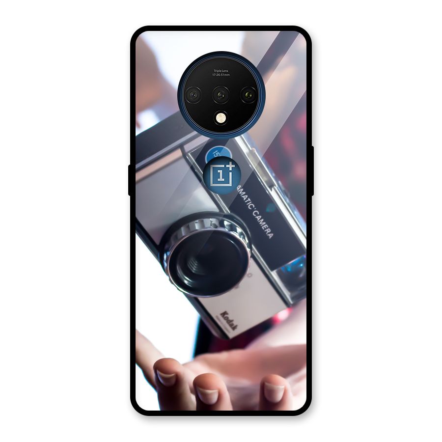 Floating Camera Glass Back Case for OnePlus 7T