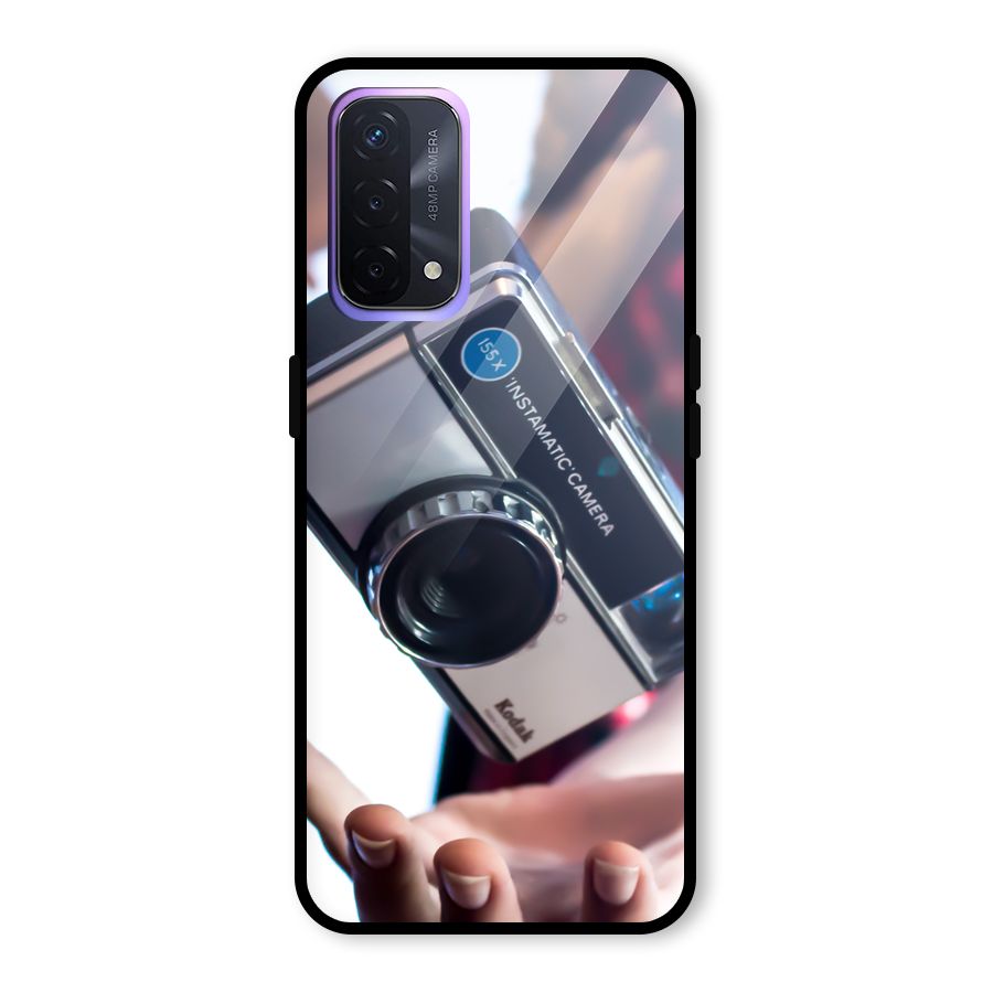 Floating Camera Glass Back Case for Oppo A74 5G