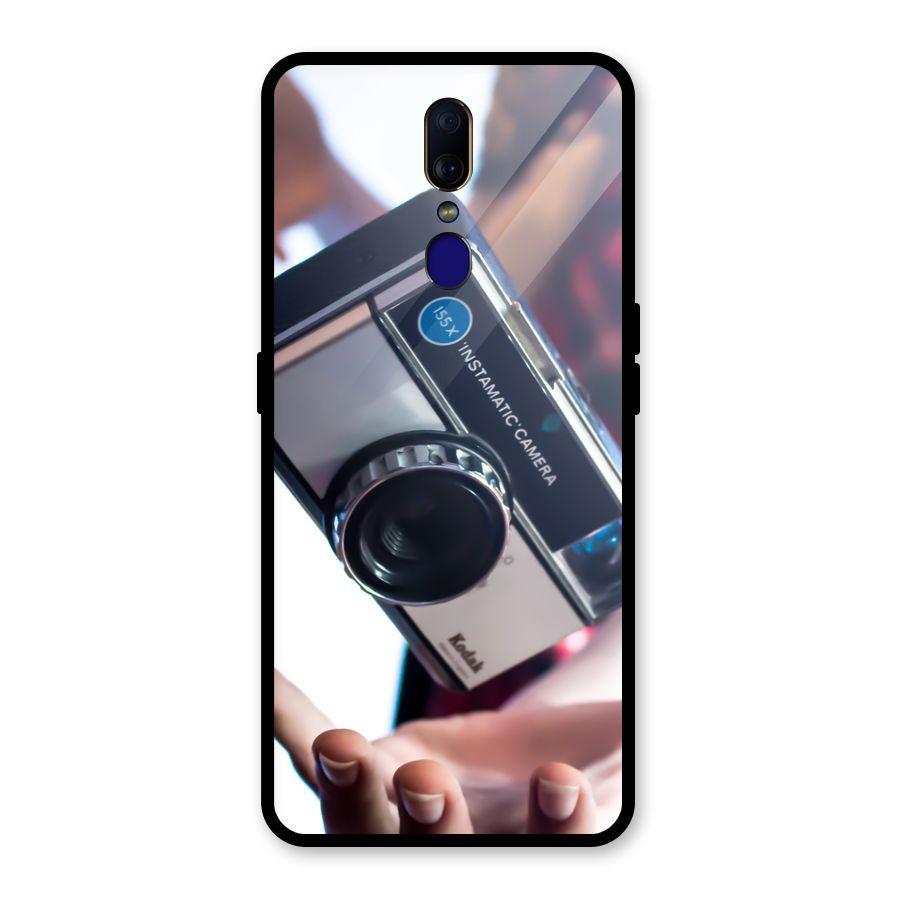 Floating Camera Glass Back Case for Oppo F11