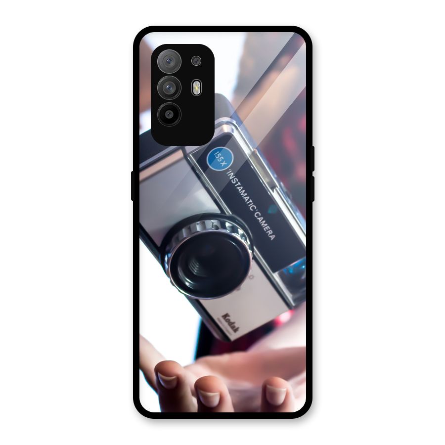 Floating Camera Glass Back Case for Oppo F19 Pro Plus 5G