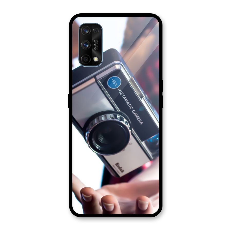 Floating Camera Glass Back Case for Realme 7 Pro