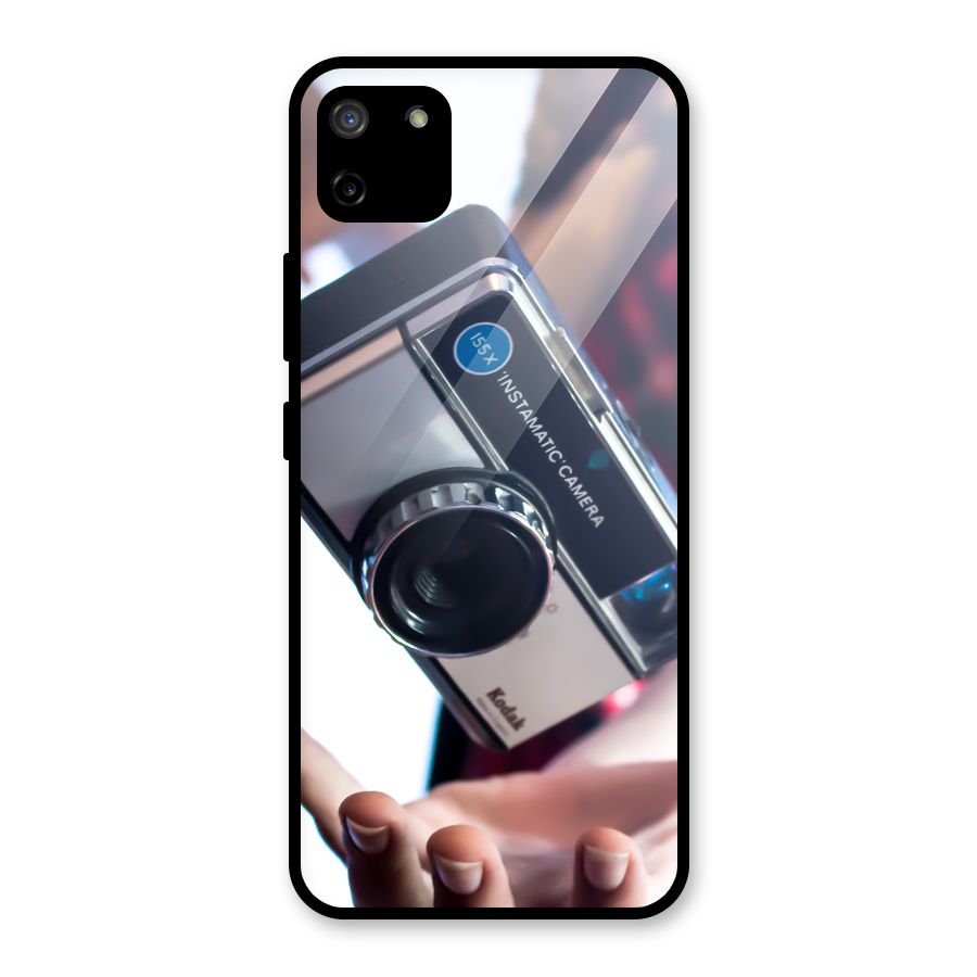 Floating Camera Glass Back Case for Realme C11