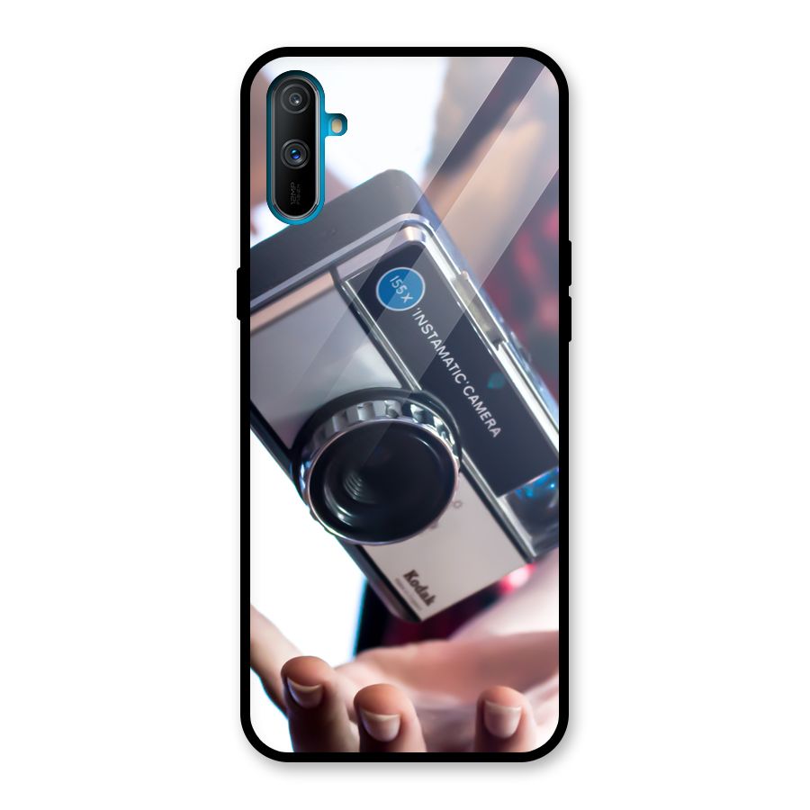 Floating Camera Glass Back Case for Realme C3