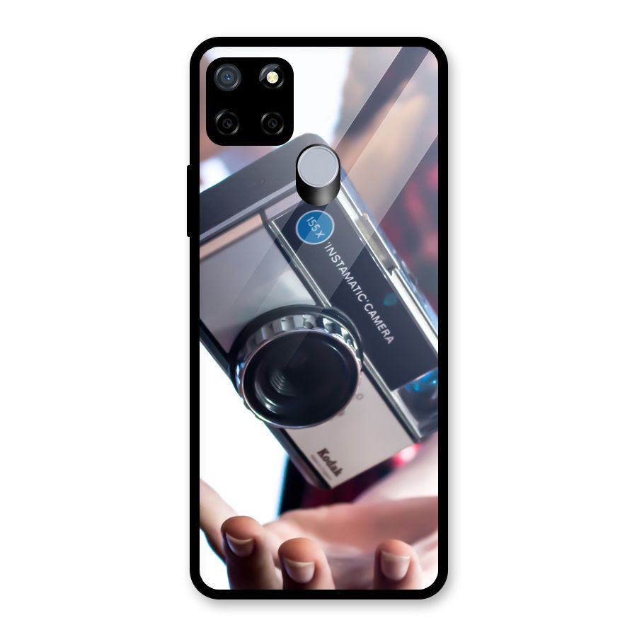 Floating Camera Glass Back Case for Realme Narzo 20