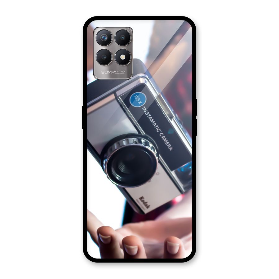Floating Camera Glass Back Case for Realme Narzo 50