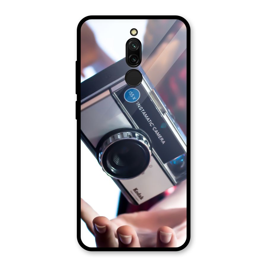 Floating Camera Glass Back Case for Redmi 8