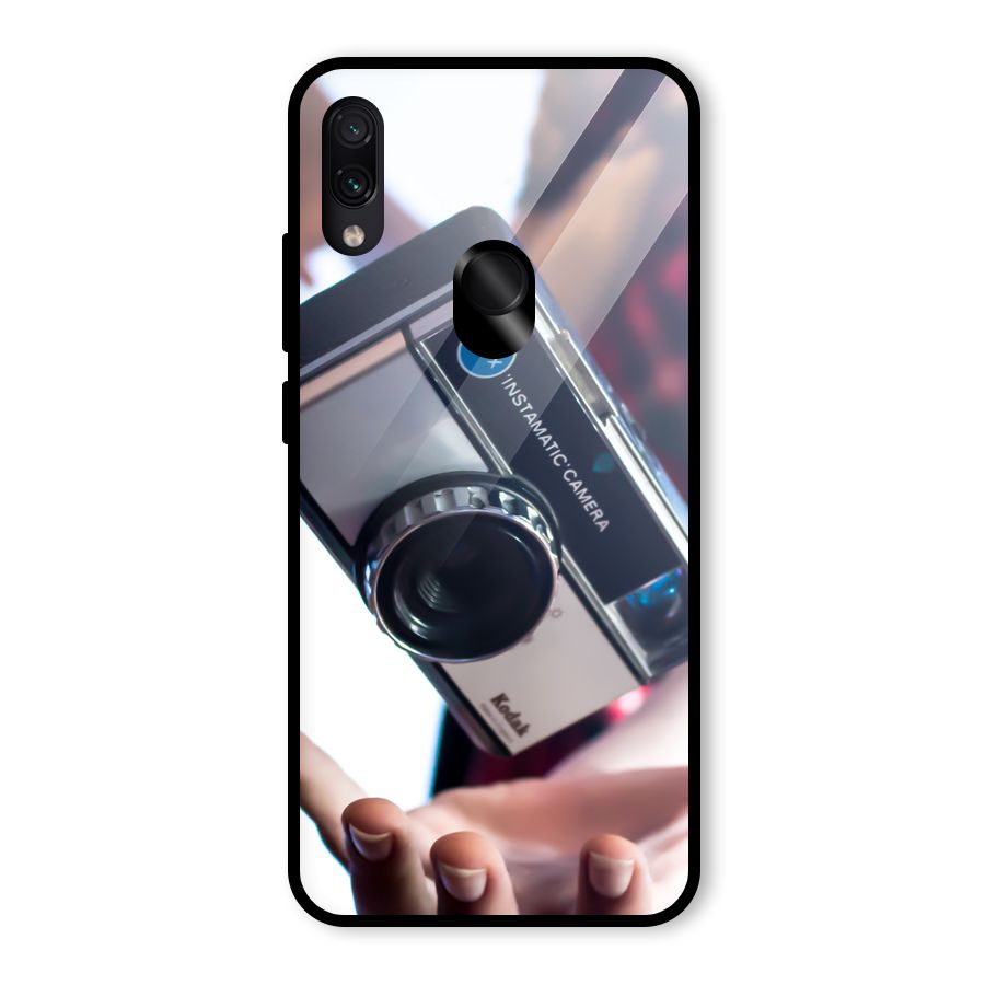 Floating Camera Glass Back Case for Redmi Note 7 Pro