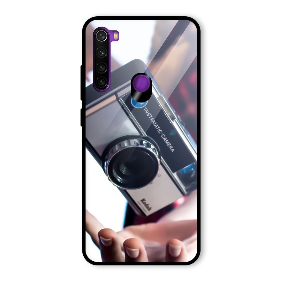 Floating Camera Glass Back Case for Redmi Note 8