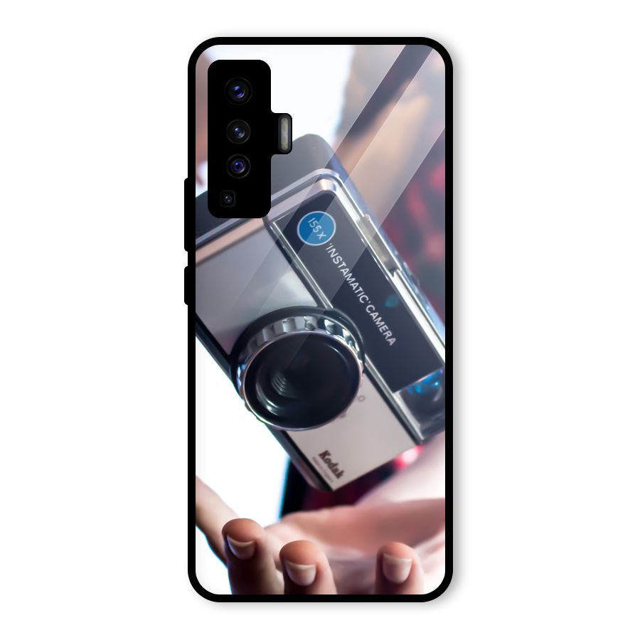 Floating Camera Glass Back Case for Vivo X50