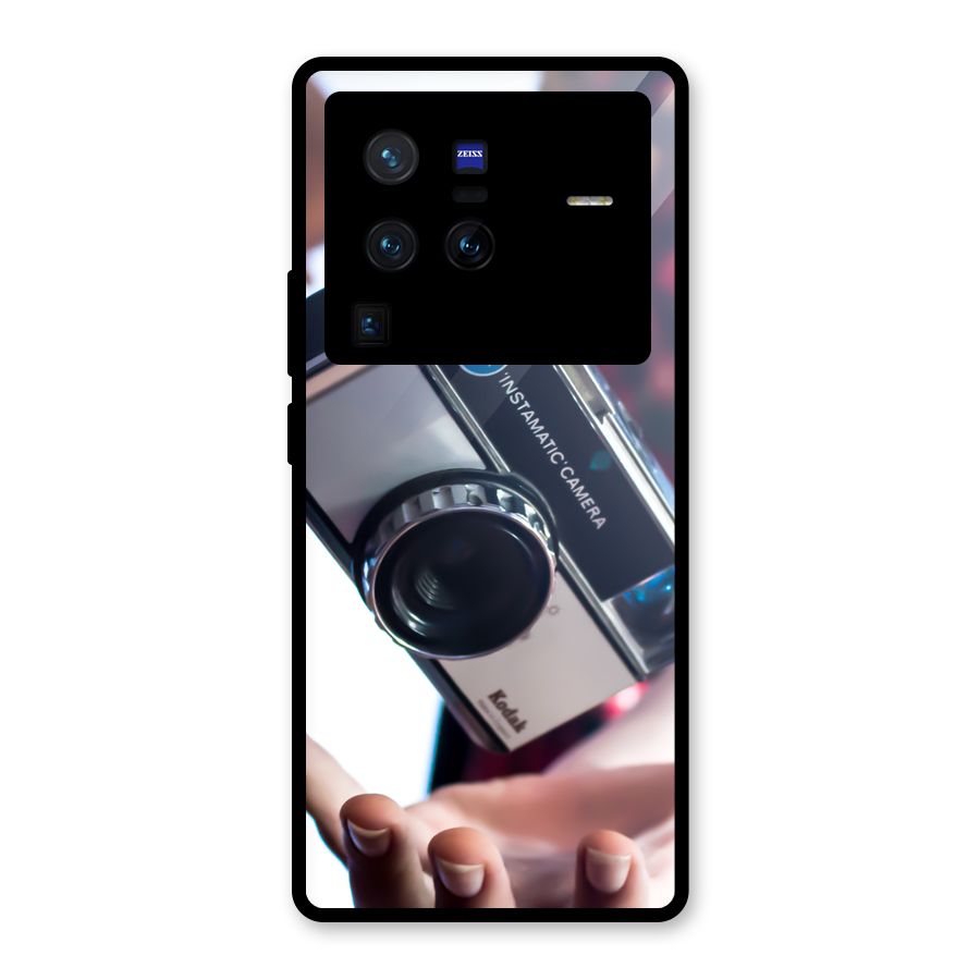 Floating Camera Glass Back Case for Vivo X80 Pro