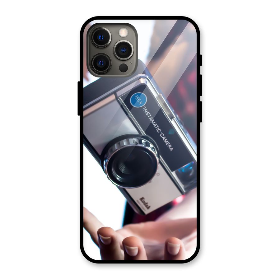 Floating Camera Glass Back Case for iPhone 12 Pro Max