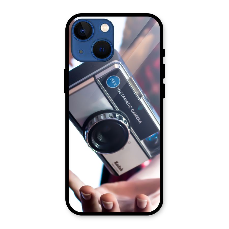 Floating Camera Glass Back Case for iPhone 13 Mini