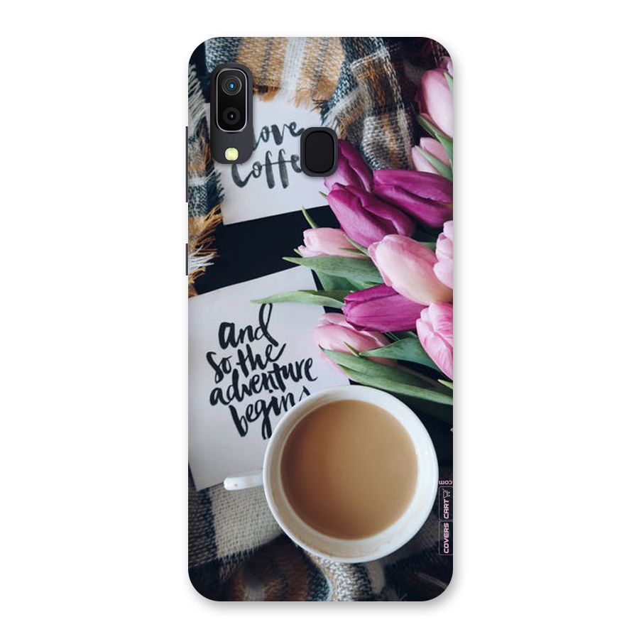 Floral Adventure Back Case for Galaxy A20