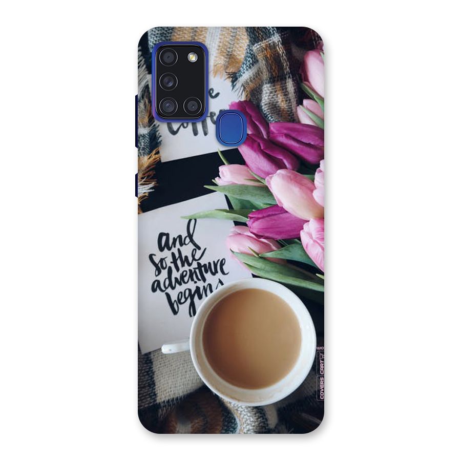 Floral Adventure Back Case for Galaxy A21s
