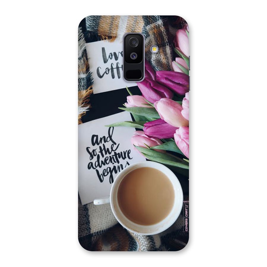 Floral Adventure Back Case for Galaxy A6 Plus
