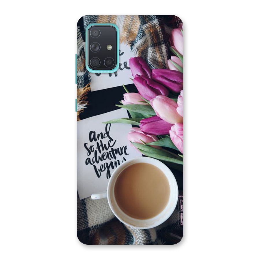 Floral Adventure Back Case for Galaxy A71