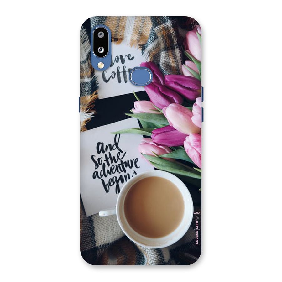 Floral Adventure Back Case for Galaxy M01s