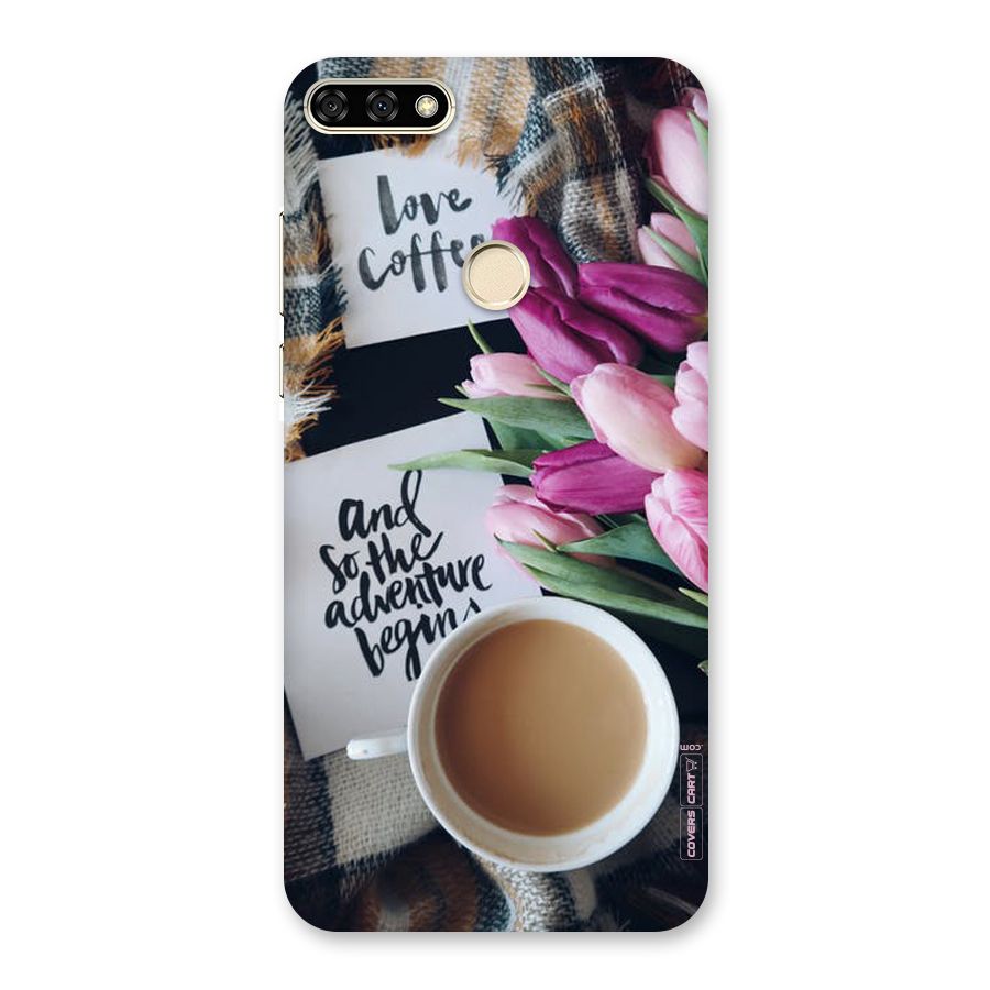 Floral Adventure Back Case for Honor 7A