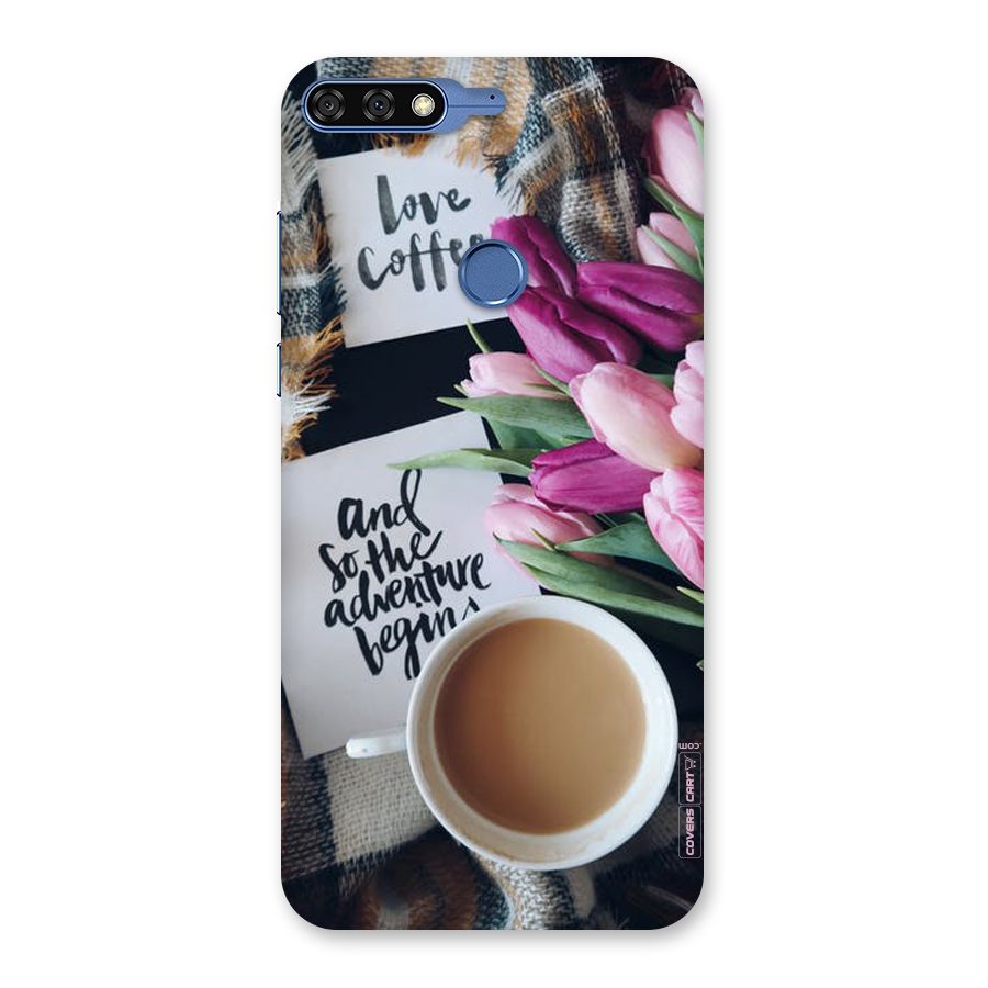 Floral Adventure Back Case for Honor 7C