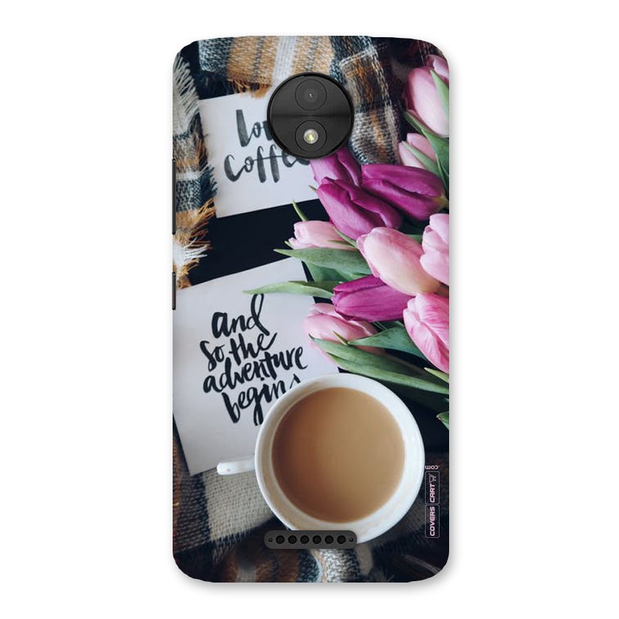 Floral Adventure Back Case for Moto C