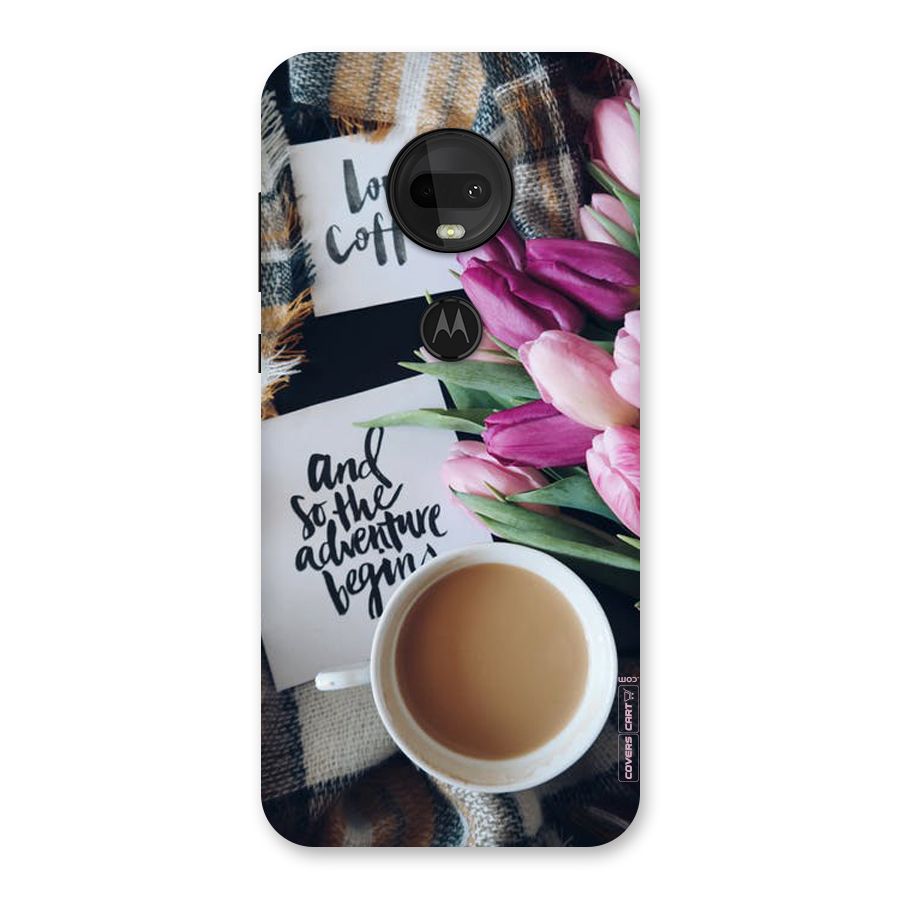 Floral Adventure Back Case for Moto G7