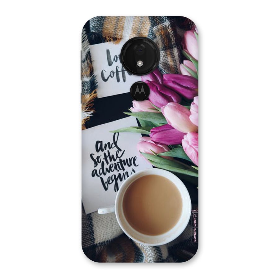Floral Adventure Back Case for Moto G7 Power
