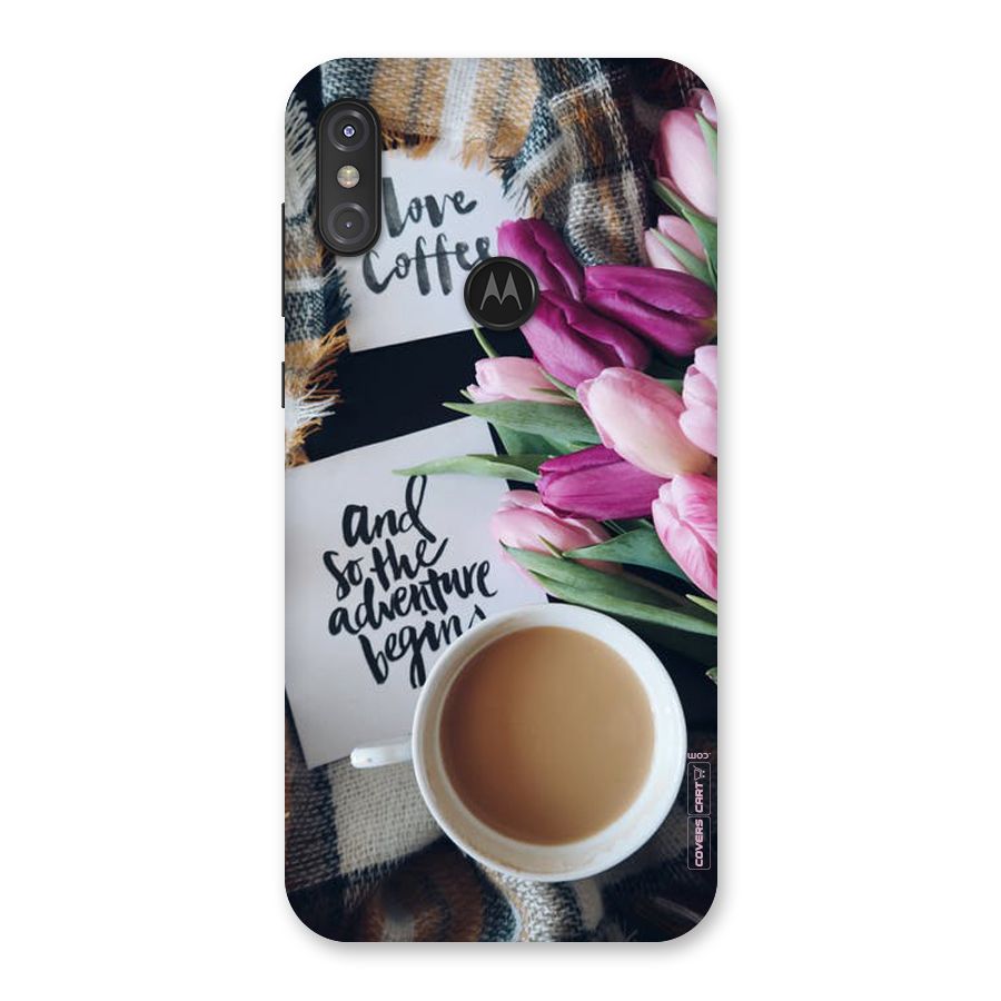 Floral Adventure Back Case for Motorola One Power