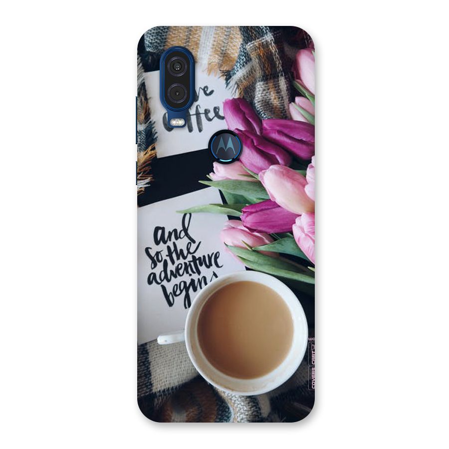 Floral Adventure Back Case for Motorola One Vision