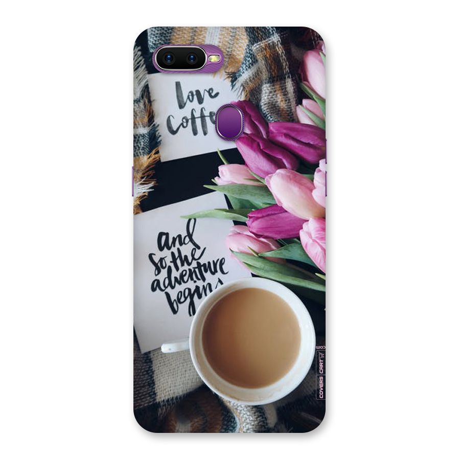 Floral Adventure Back Case for Oppo F9