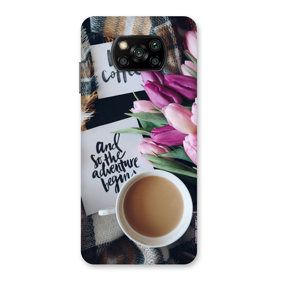 Floral Adventure Back Case for Poco X3