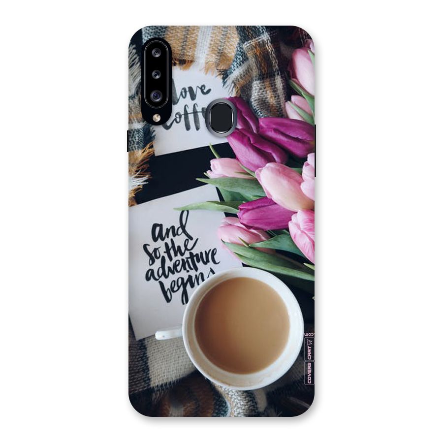 Floral Adventure Back Case for Samsung Galaxy A20s
