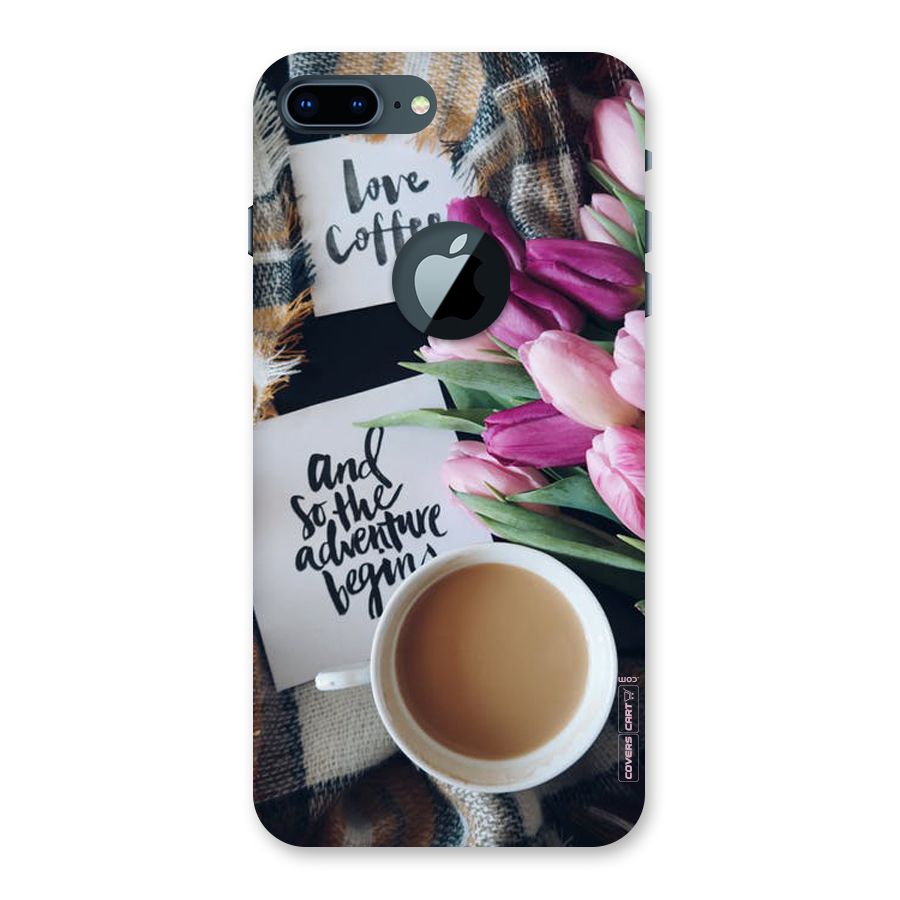 Floral Adventure Back Case for iPhone 7 Plus Logo Cut
