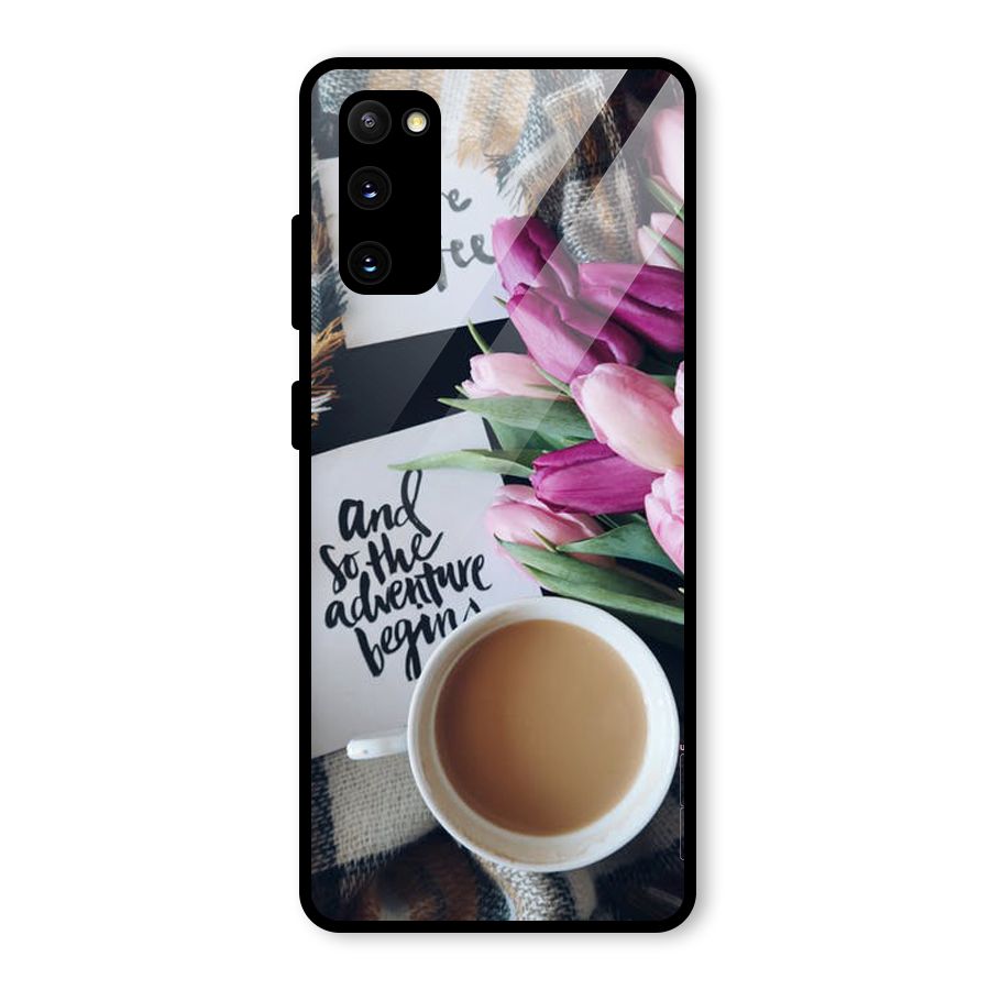 Floral Adventure Glass Back Case for Galaxy S20 FE 5G