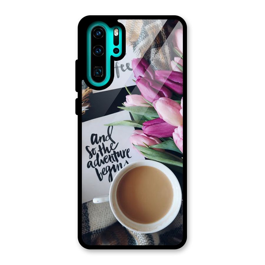 Floral Adventure Glass Back Case for Huawei P30 Pro