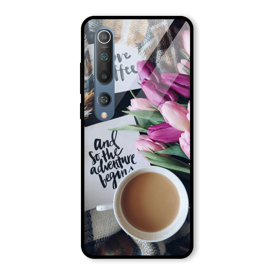 Floral Adventure Glass Back Case for Mi 10