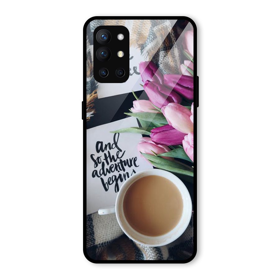 Floral Adventure Glass Back Case for OnePlus 9R