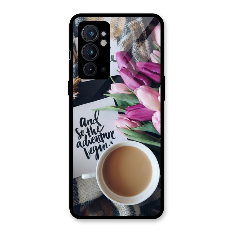 Floral Adventure Glass Back Case for OnePlus 9RT 5G