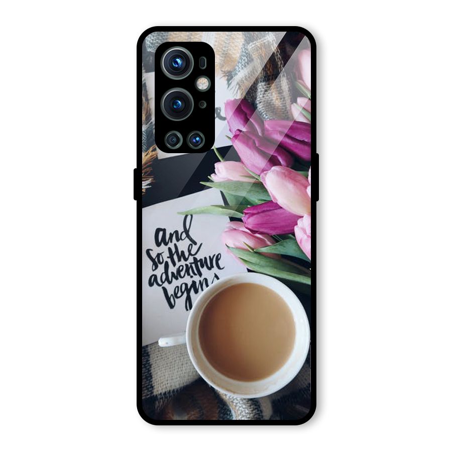 Floral Adventure Glass Back Case for OnePlus 9 Pro