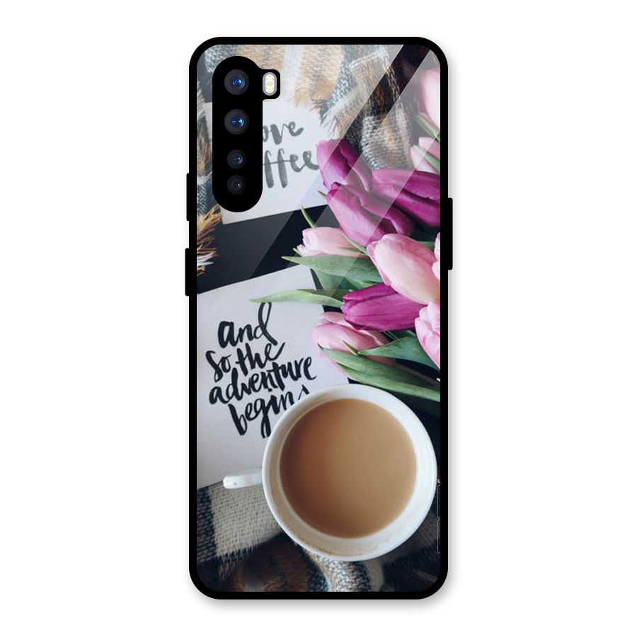 Floral Adventure Glass Back Case for OnePlus Nord