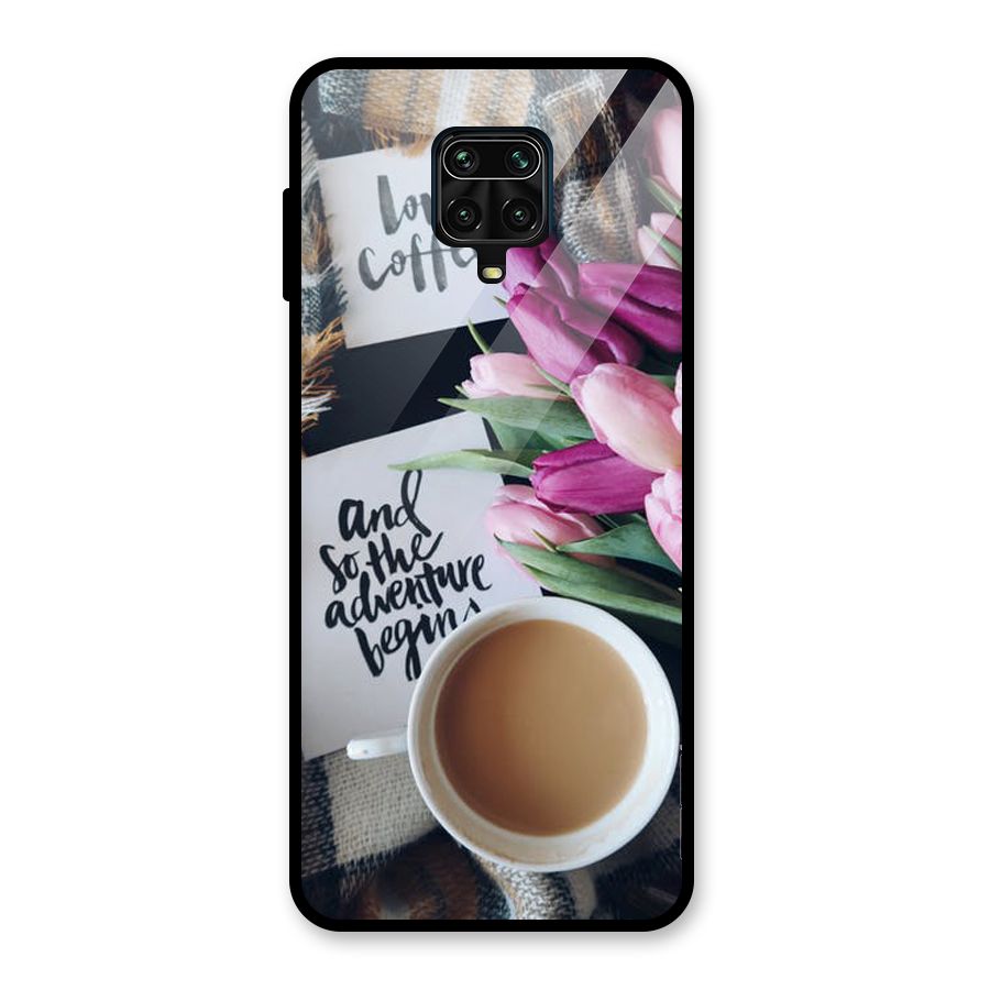 Floral Adventure Glass Back Case for Poco M2 Pro