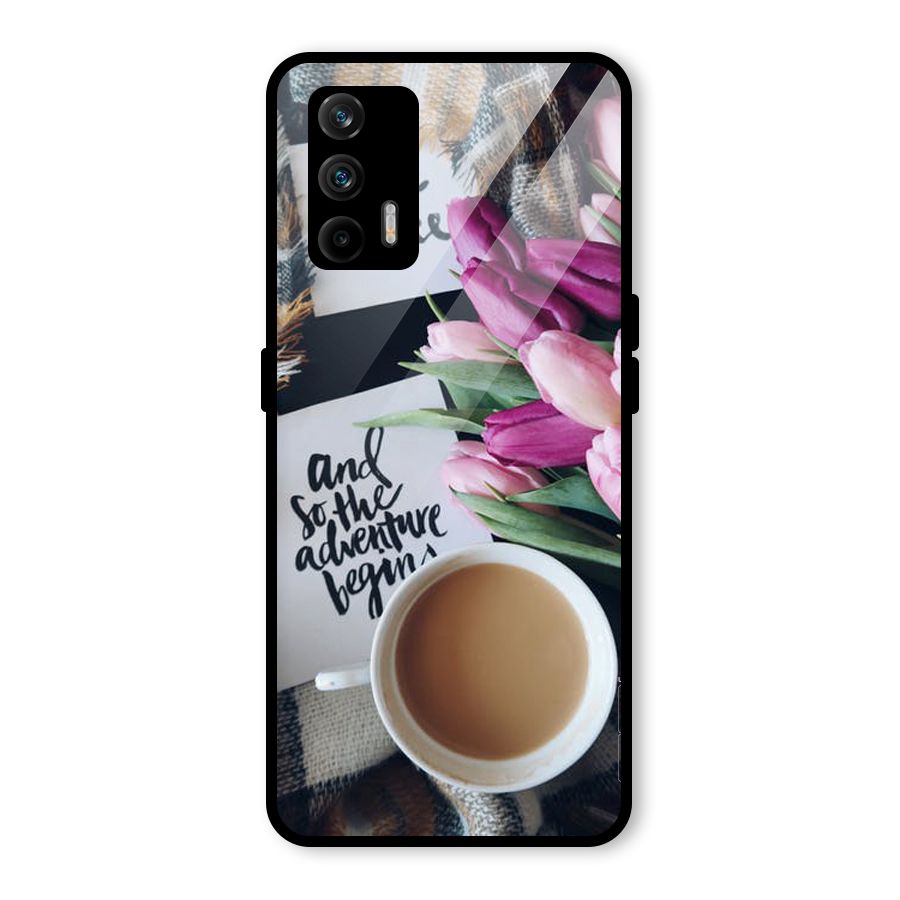 Floral Adventure Glass Back Case for Realme GT 5G