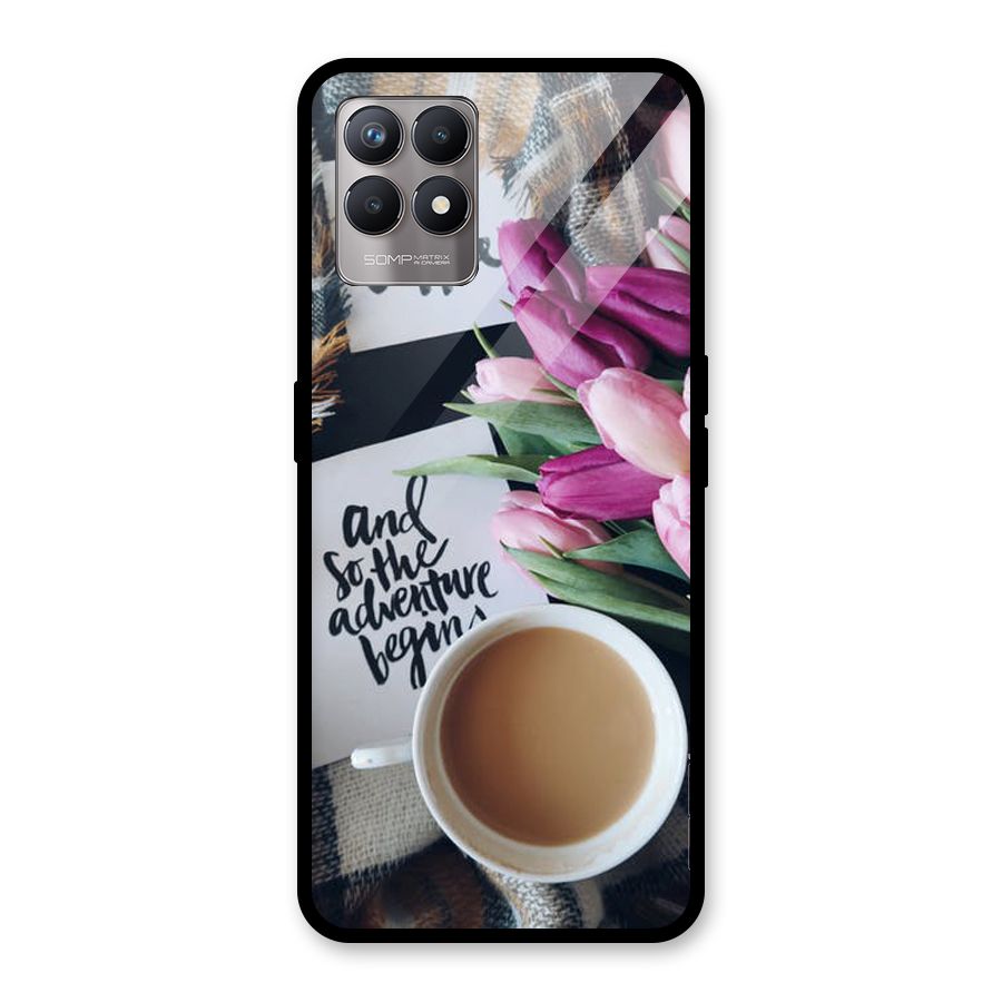 Floral Adventure Glass Back Case for Realme Narzo 50